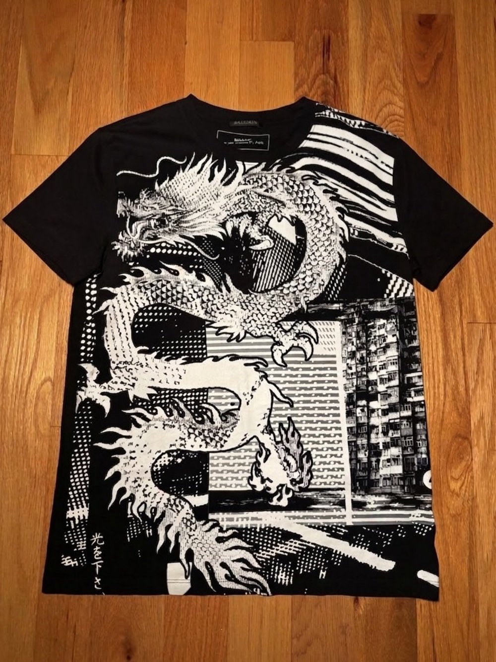 Balmain White Dragon Runway Tshirt 🔥
